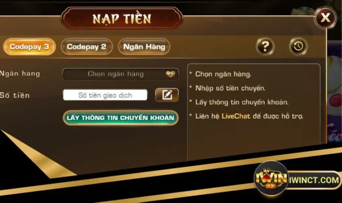 Khi nạp iWin qua Code Pay cũng như sử dụng các phương thức khác anh em cần lưu ý một số vấn đề