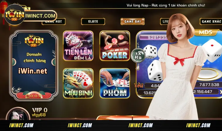 iWin - Cổng Game Thượng Lưu iWin Club: iWinct, iwinclub 16 Game bài - Thách thức trí tuệ, săn thưởng cực đã